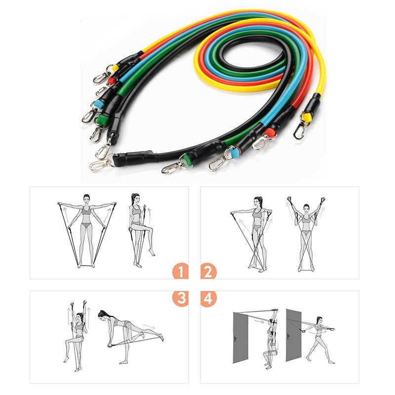 15 PCS - Resistance Band Set™️