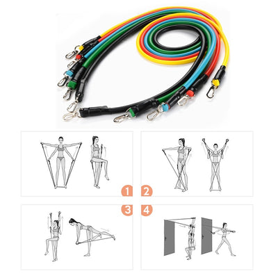 15 PCS - Resistance Band Set™️